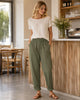Broek Raffaella - Dark kaki