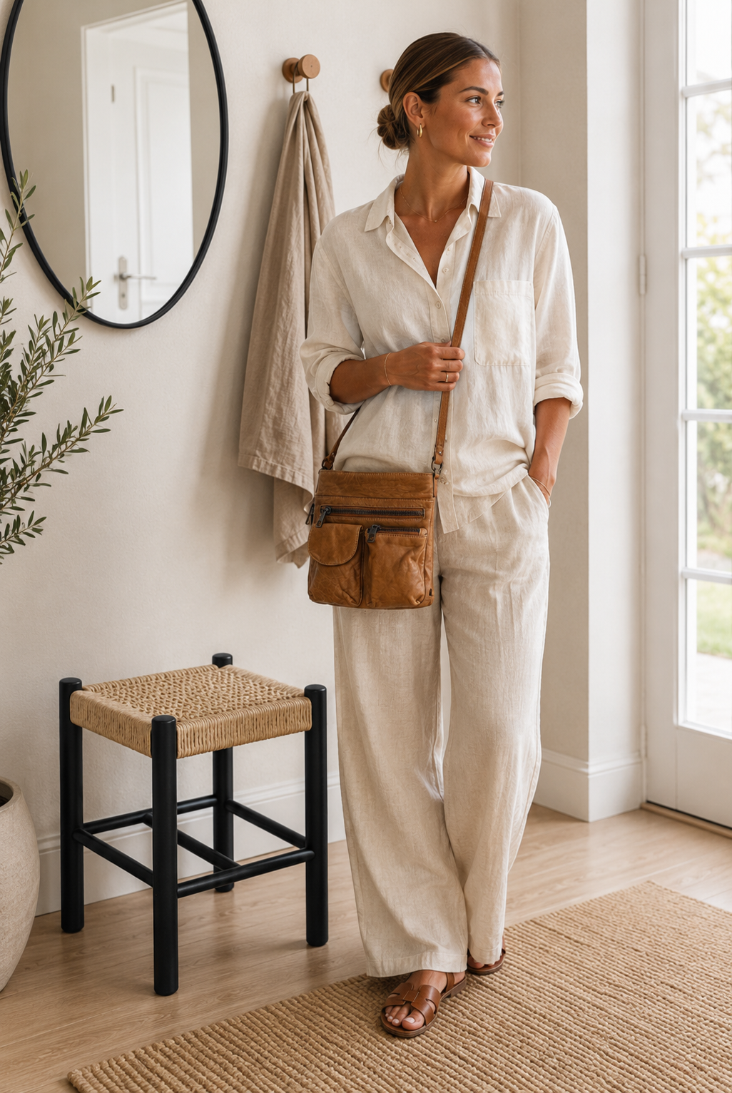 Crossbody Camel – Ultra zacht