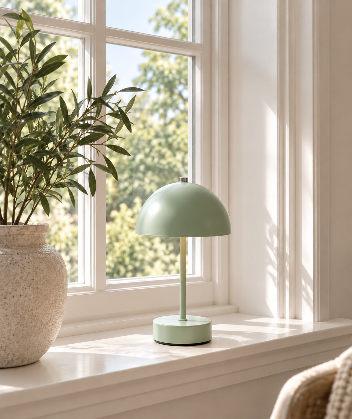 Tafellamp met touch - Groen