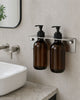Dubbele houder voor dispenser - Chroom