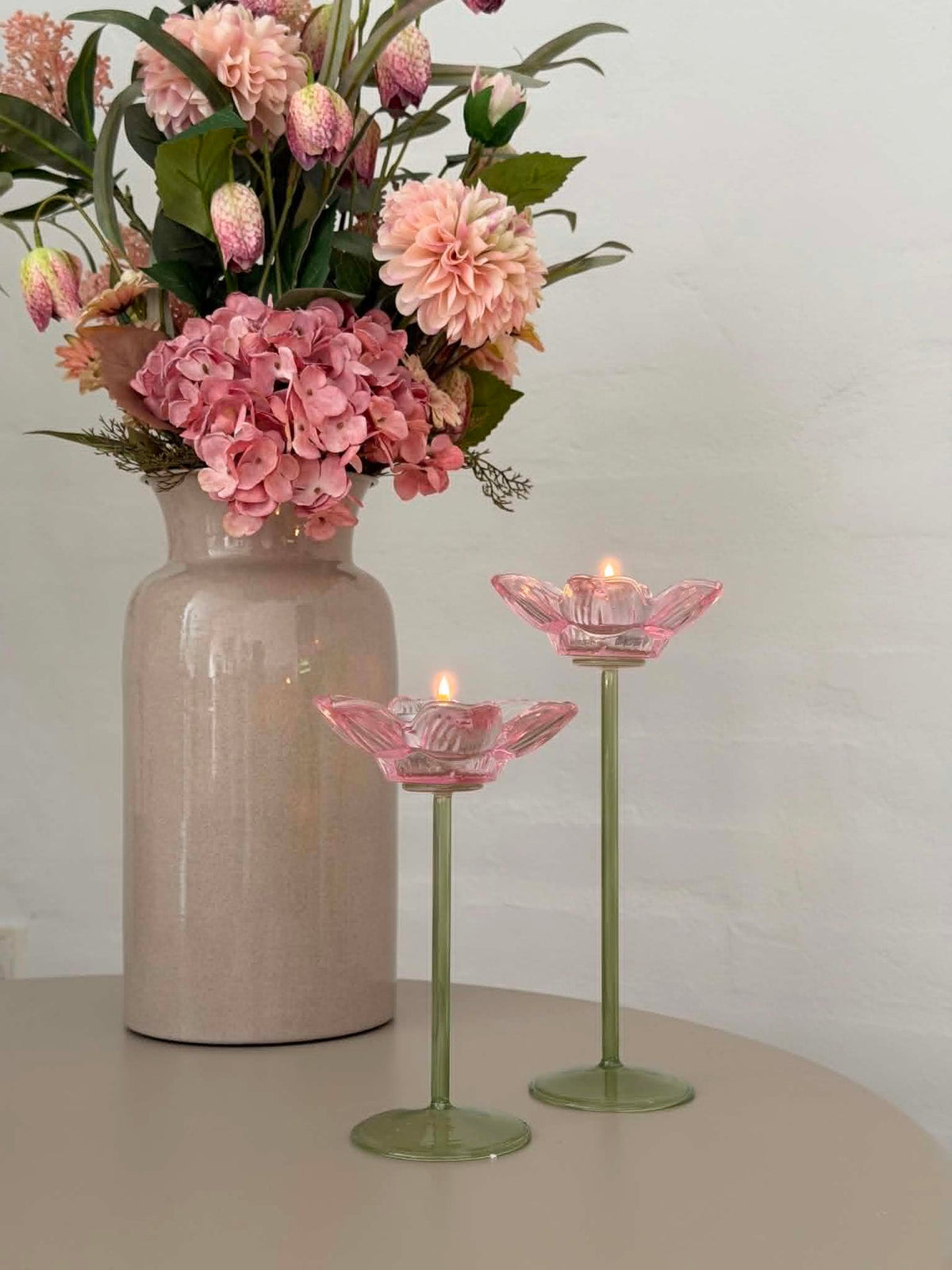 Kandelaartje bloem - Roze