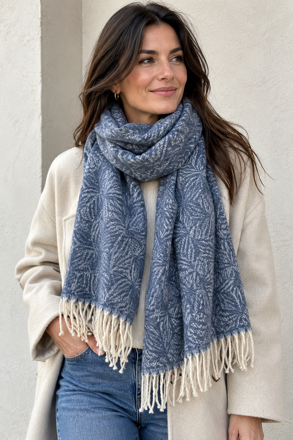 Sjaal Helena - Denim