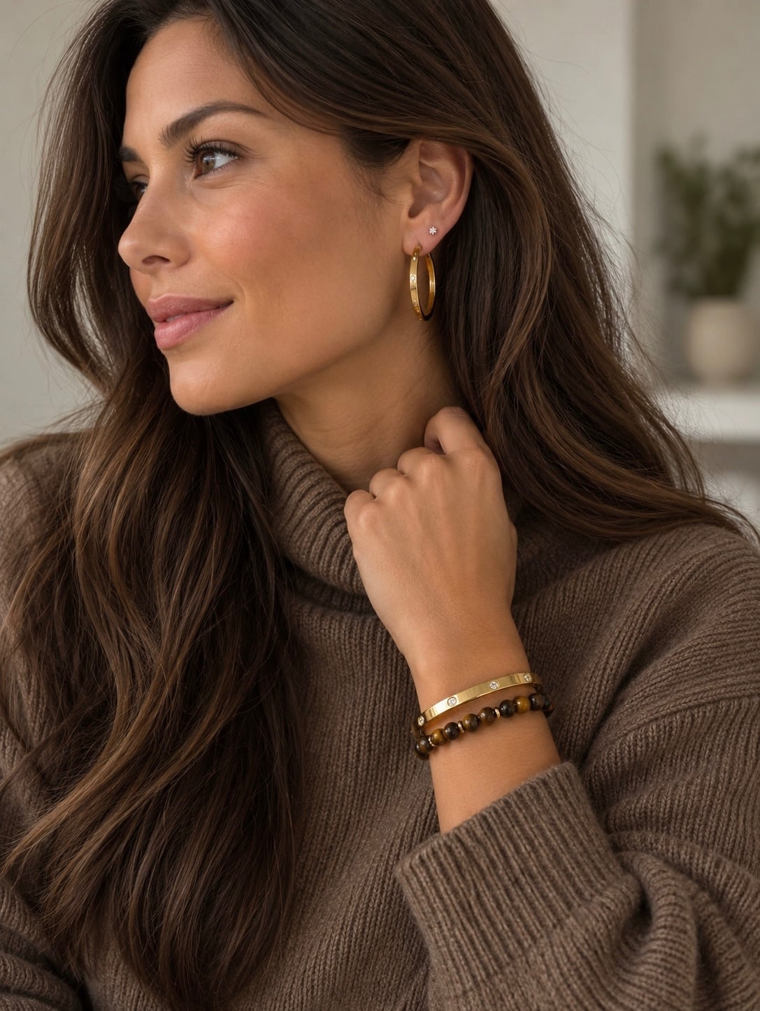 Oorbellen Mindy 18k verguld