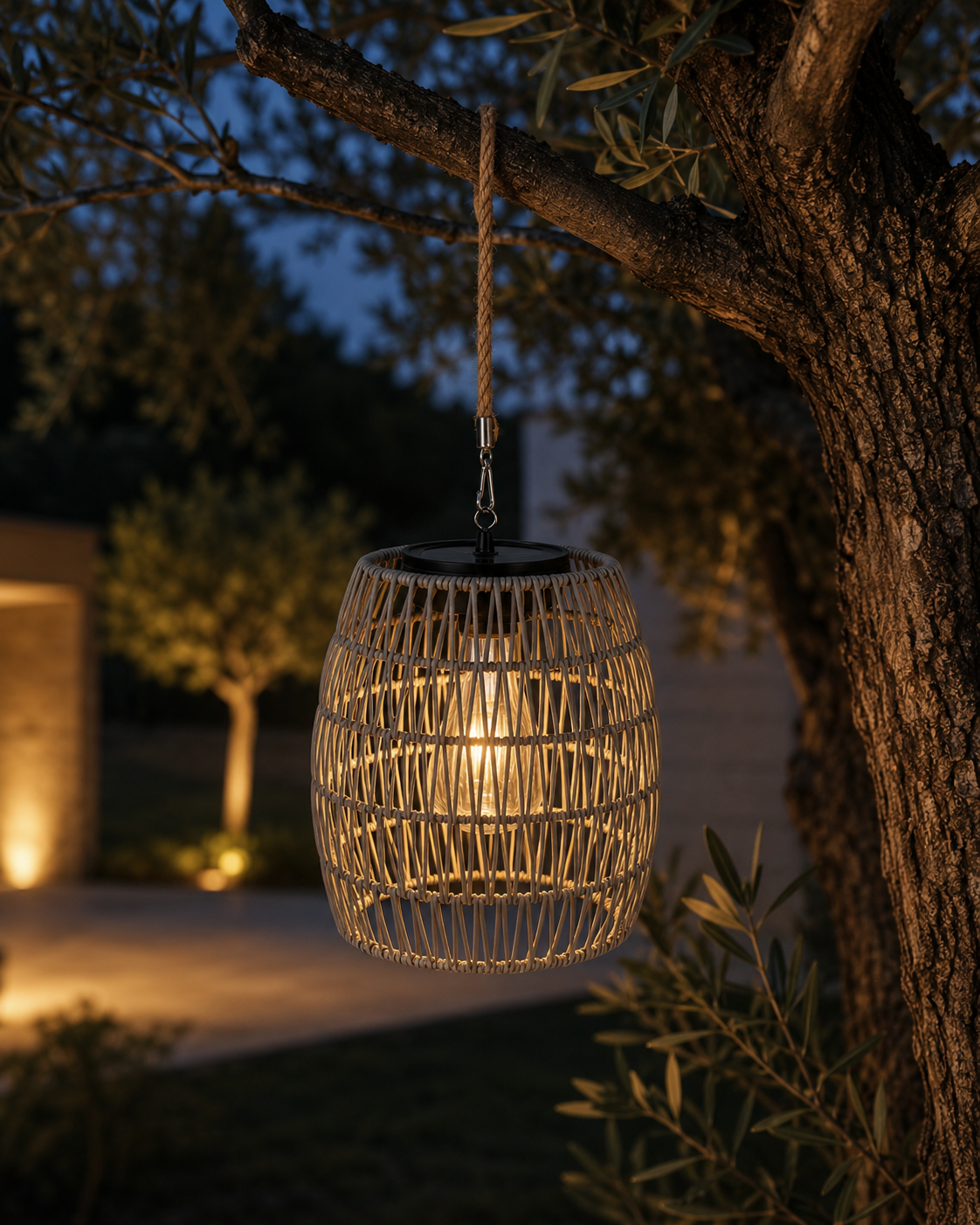 Lamp met solar - Grey