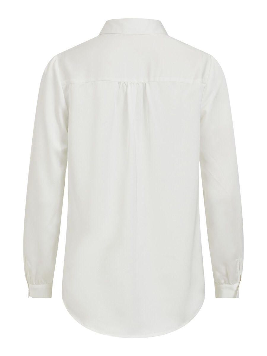 Satijnblouse Luna White