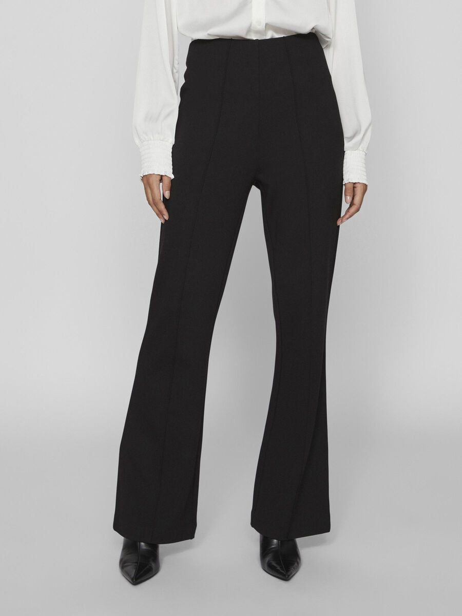 High-waist broek - Black