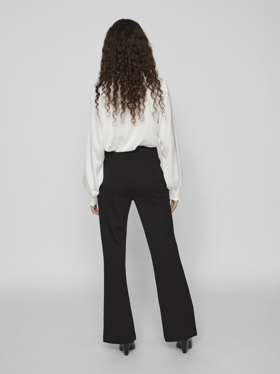 High-waist broek - Black