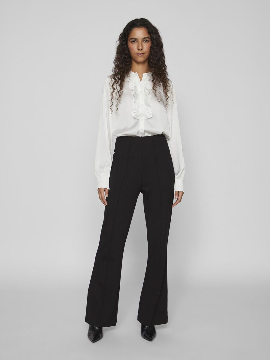 High-waist broek - Black