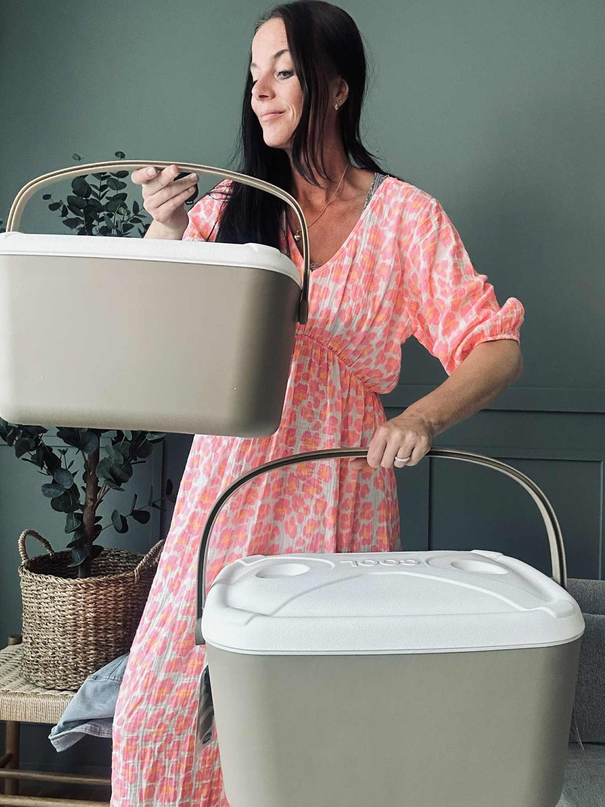 COOLER BOX - Set van 2 stuks Beige