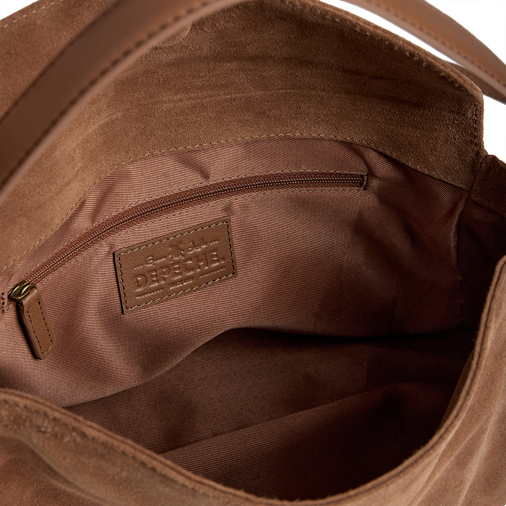 Handtas Suède cognac