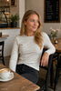 Blouse Nancy gestreept - Grijs/wit