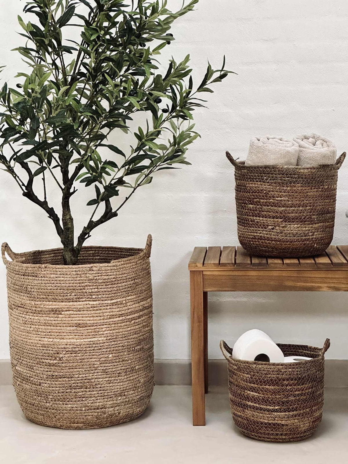 Manden Naturel - Set van 4 stuks