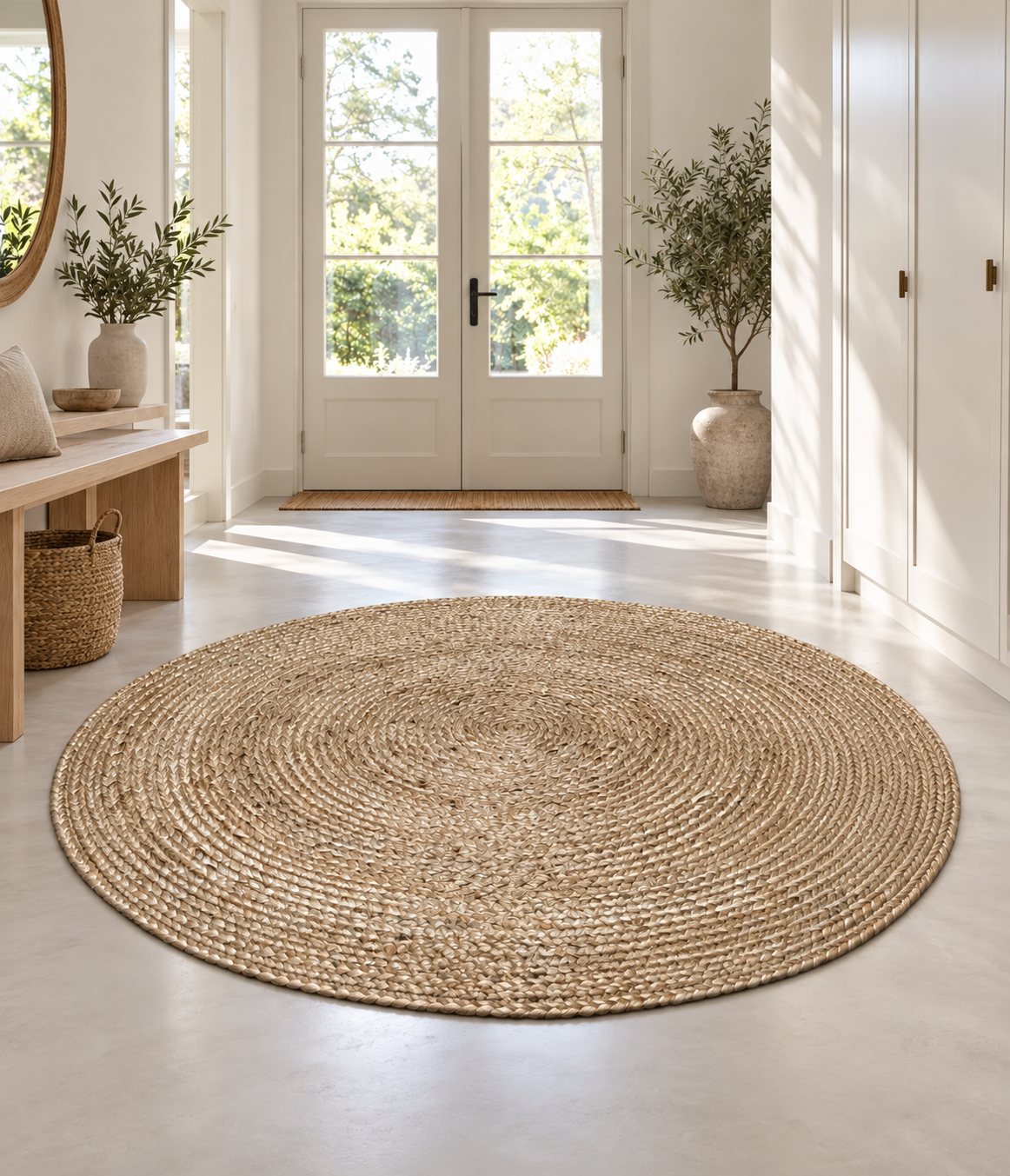 Jute vloerkleed - Ø180cm