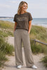 Broek linnenmix - Fango / beige