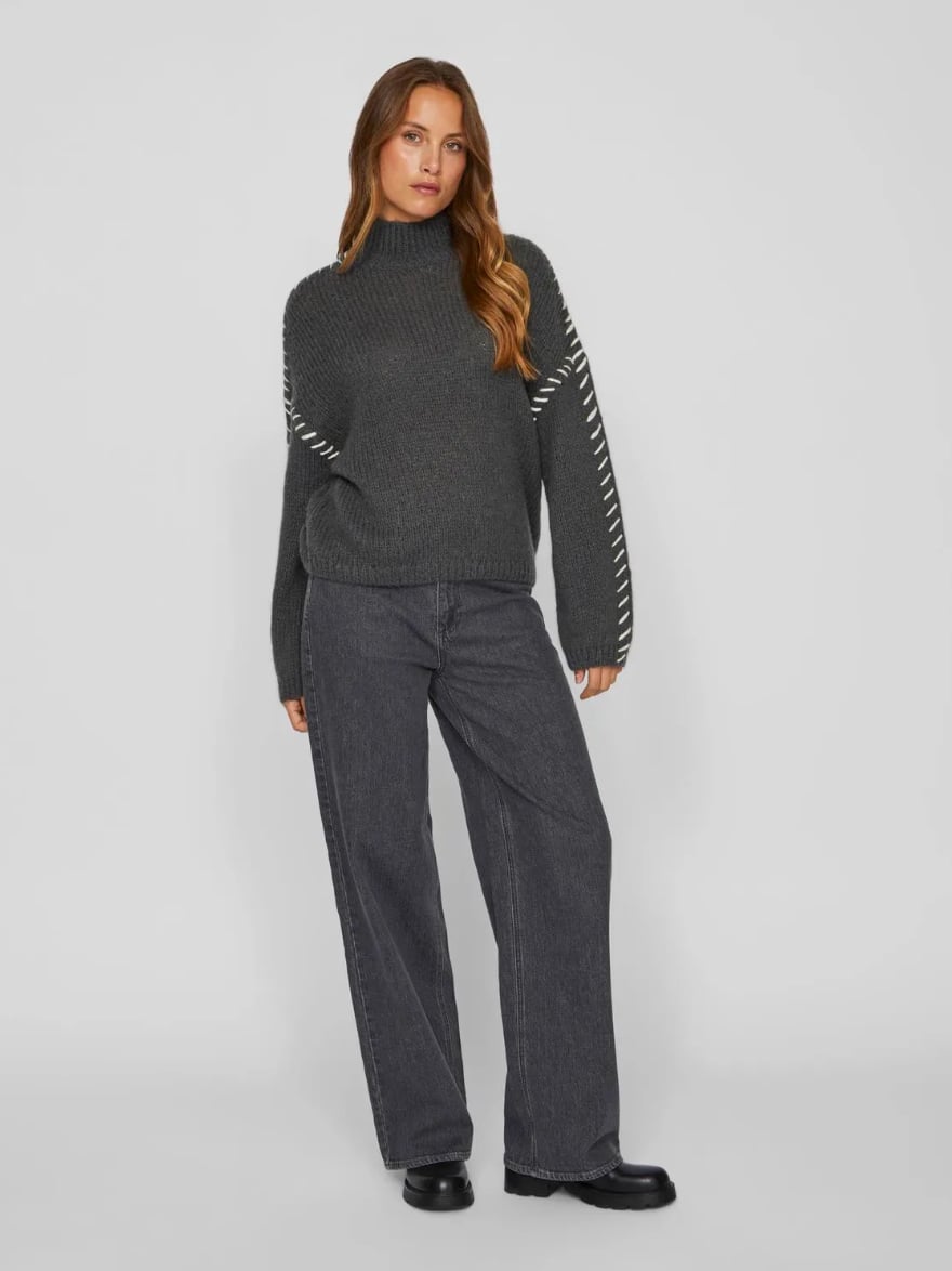 Gebreide pullover Grey