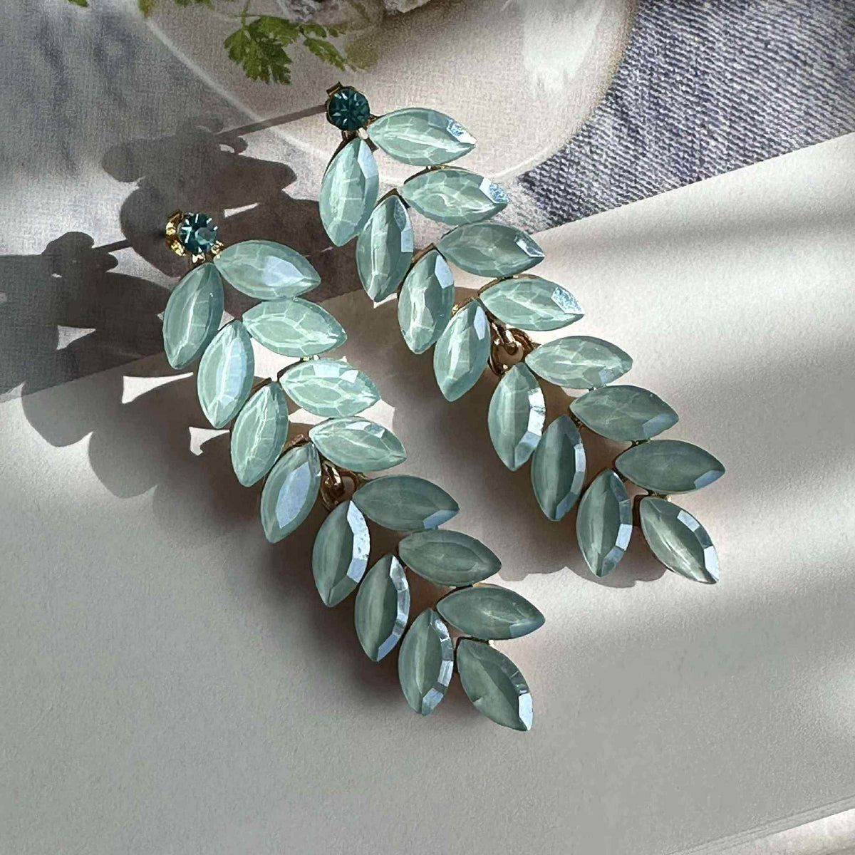 Oorbellen Leona - Aqua