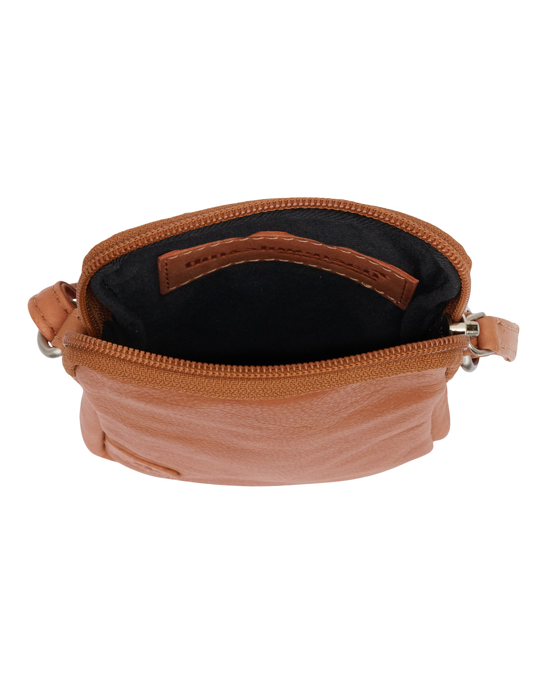 Mobieltasje Misse - Cognac / silver