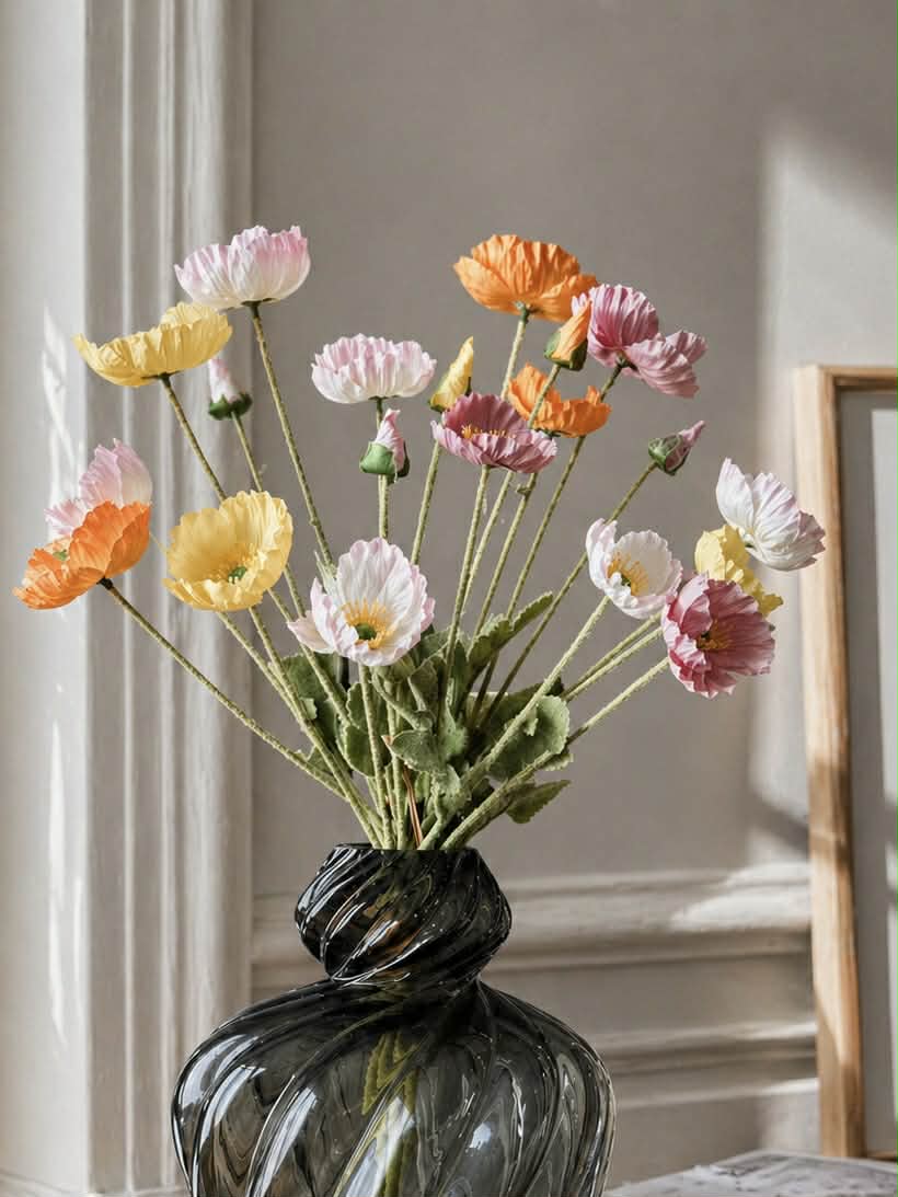 Boeket klaprozen