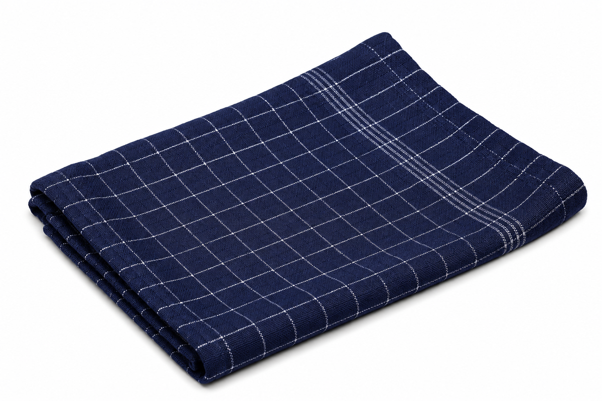 Kokstheedoeken 3 stuks - Royal blue
