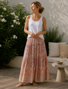 Rok Print Beige
