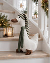 Kerst-eend met groene muts