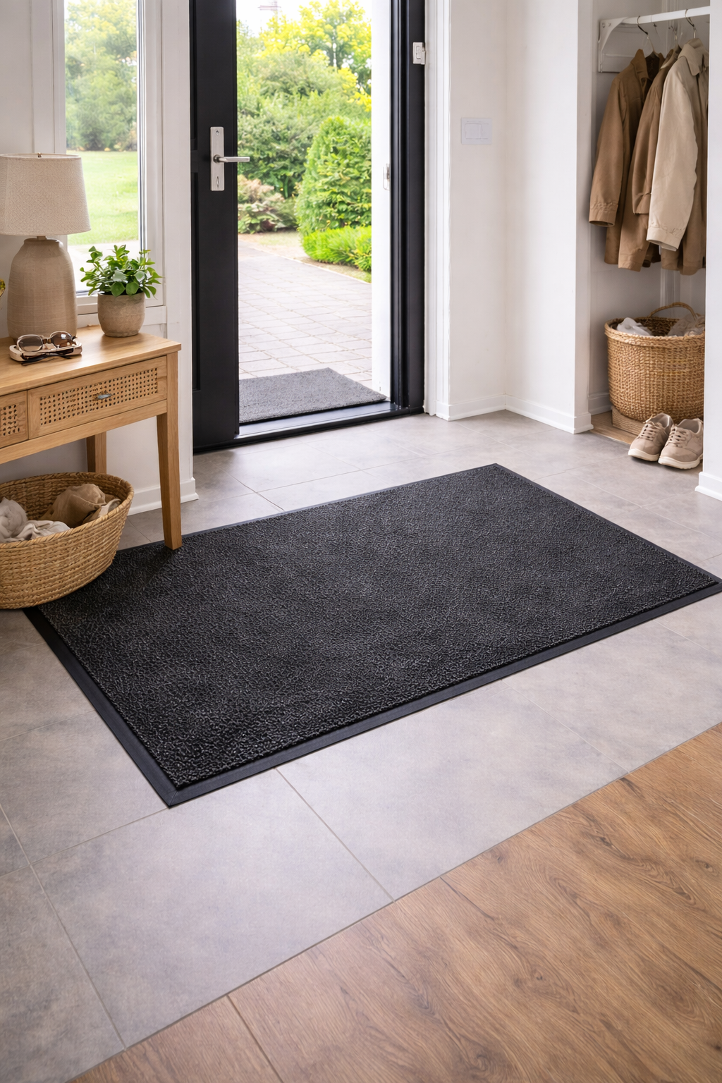 Schoonloopmat 100×150cm - Zwart