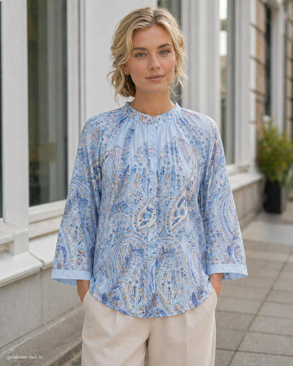 Blouse Jayla blauw