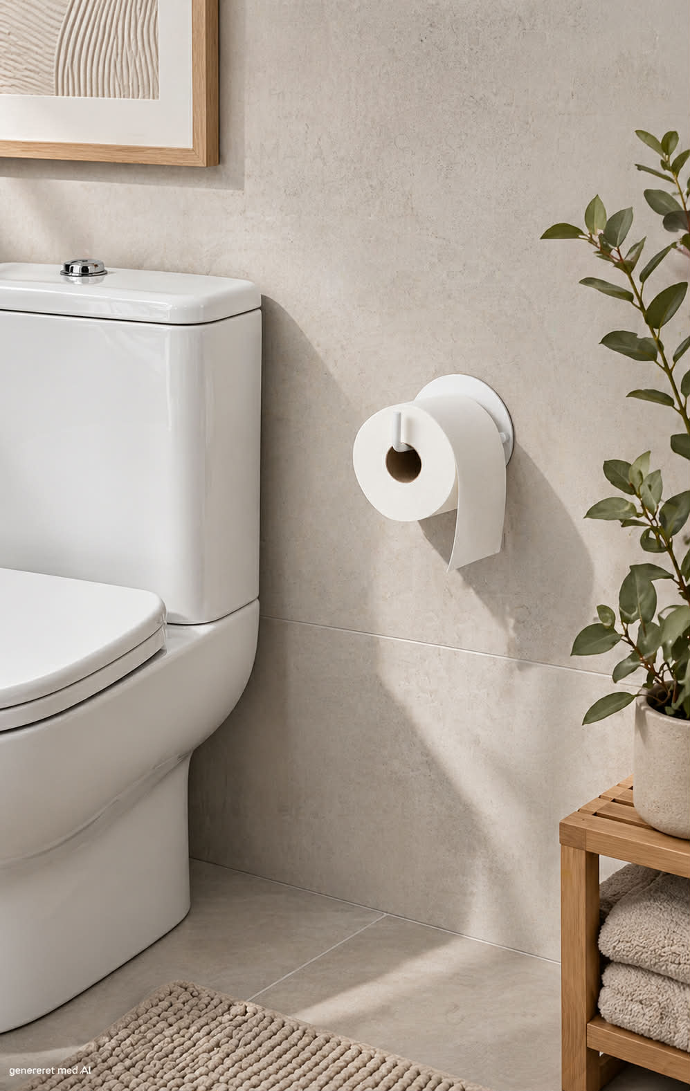 Toiletrolhouder - White