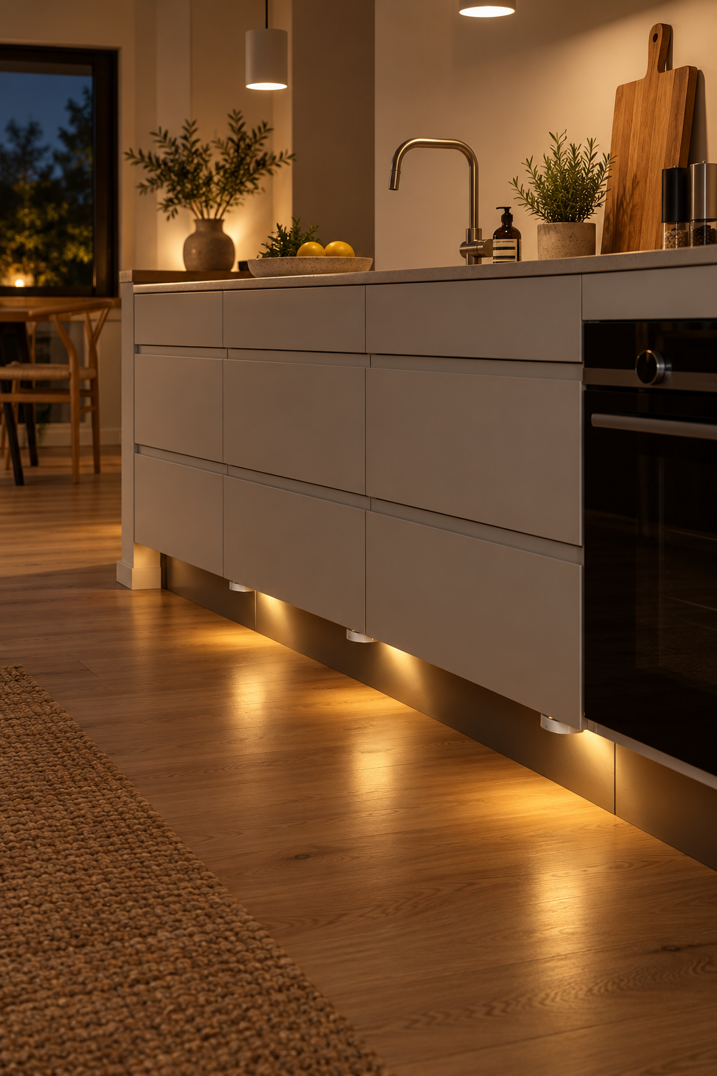 Sensor-spotlampen - set van 3 stuks