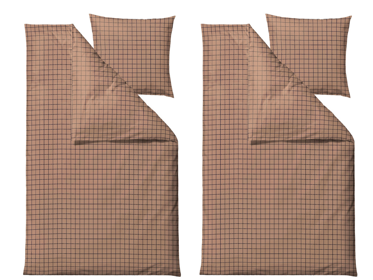 Dekbedovertrekset, 2 Sets - Södahl - Vista Warm Taupe