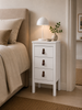 Nachtkastje Madrid met 3 lades - White