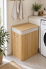 Wasmand – Bamboe met drie vakken