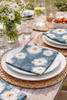 Servetten blue flower - 20 st