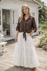 Shirt NALA brown - 100% linnen