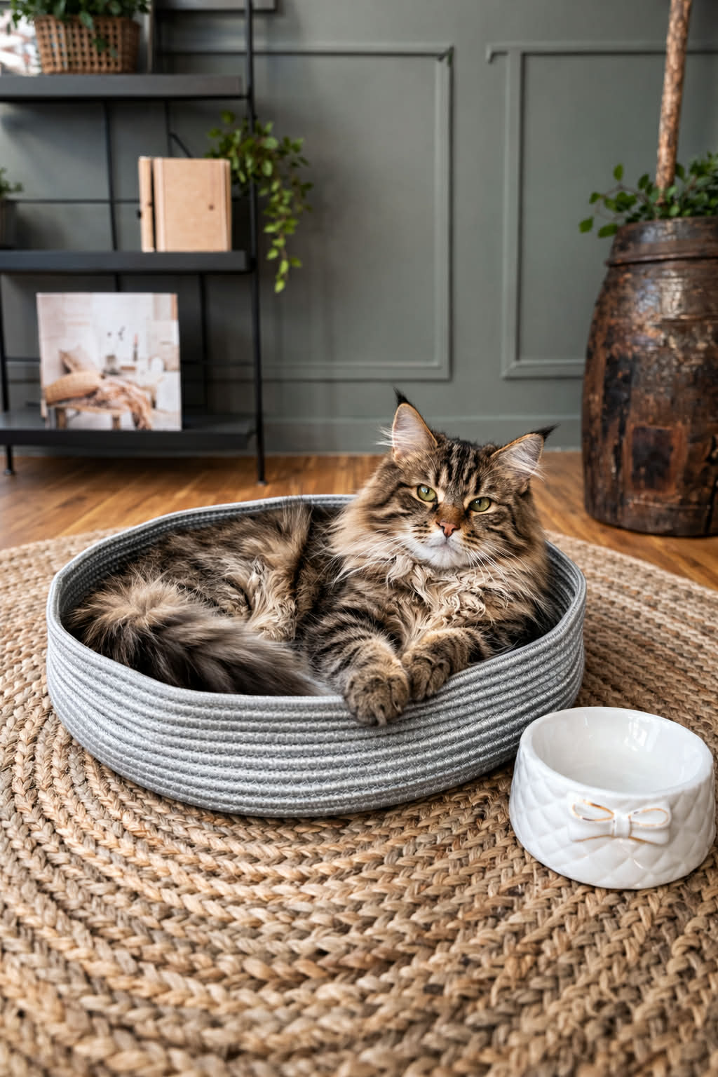Kattenmand - Grijs