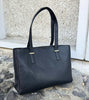 Werktas / shopper - Black leather