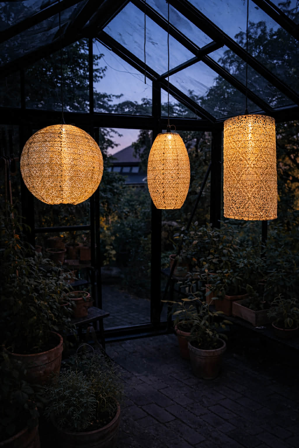 Cilindervormige lamp op zonne-energie - SUMMER GOLD