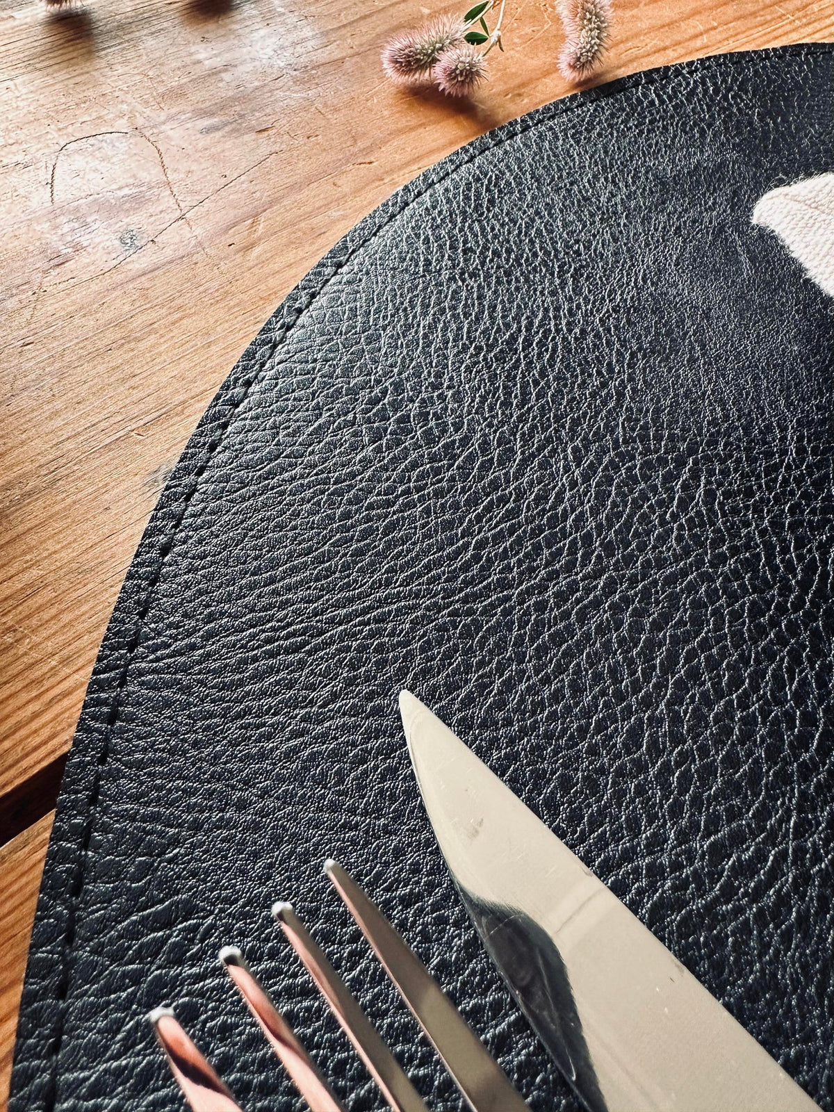 Placemat Grijs / Zwart – Omkeerbaar
