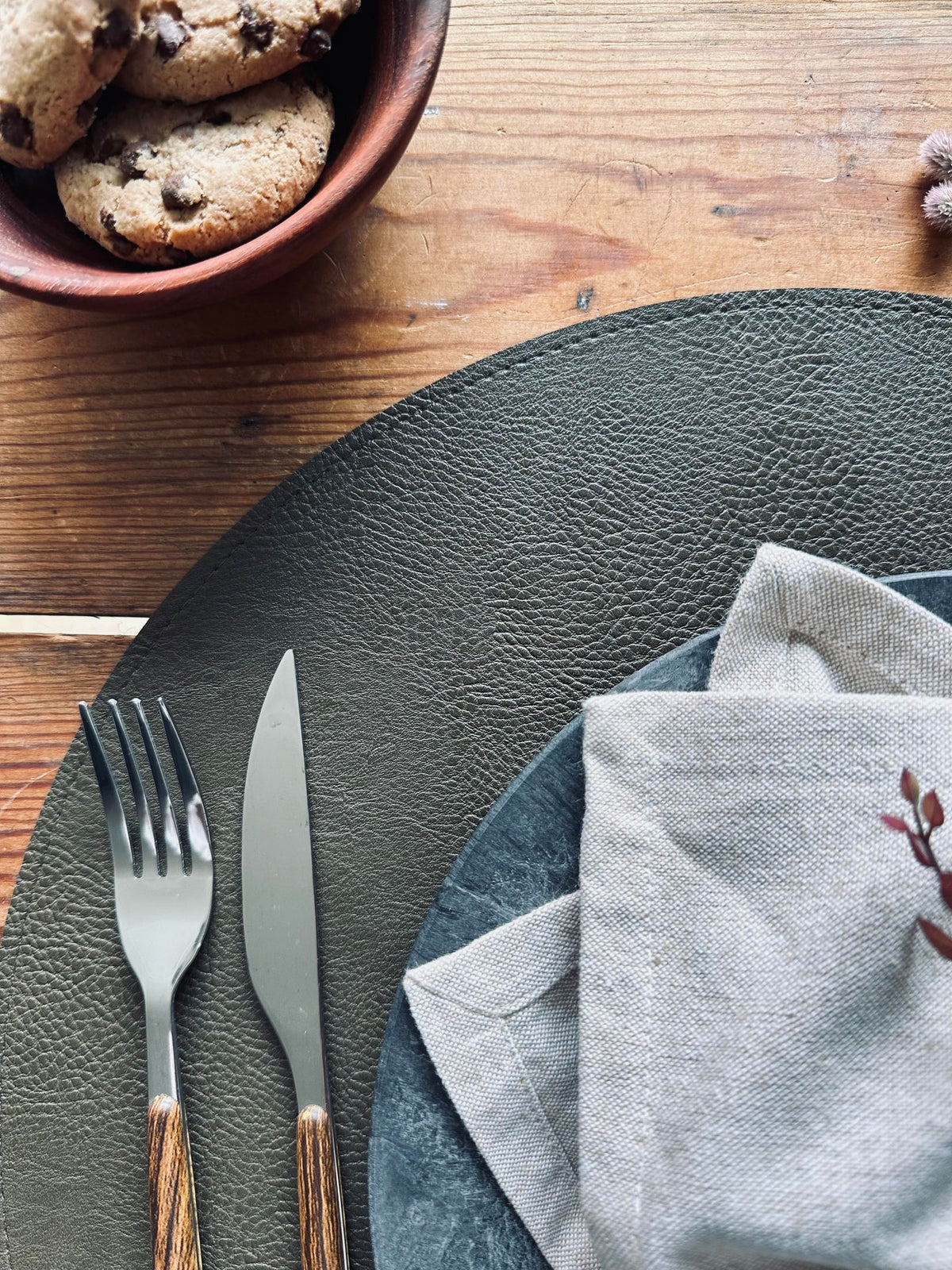 Placemat Rond – Omkeerbaar