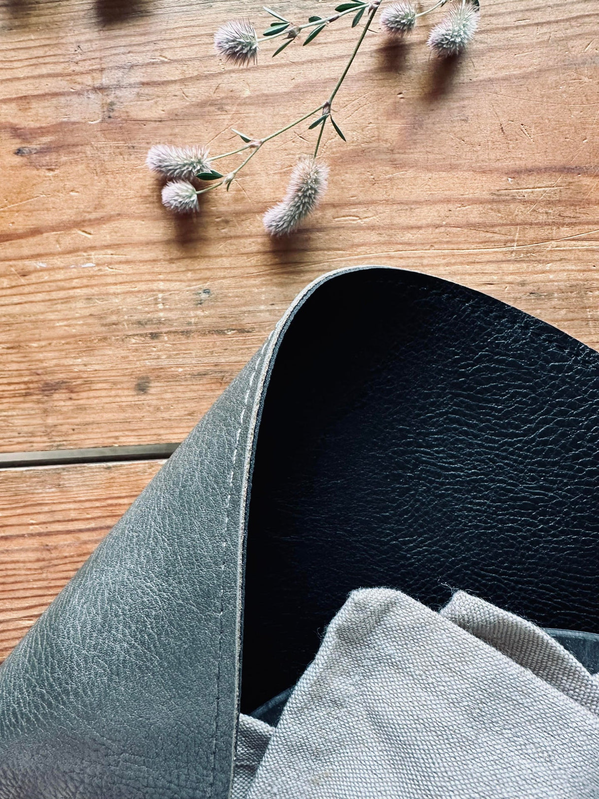Placemat Grijs / Zwart – Omkeerbaar