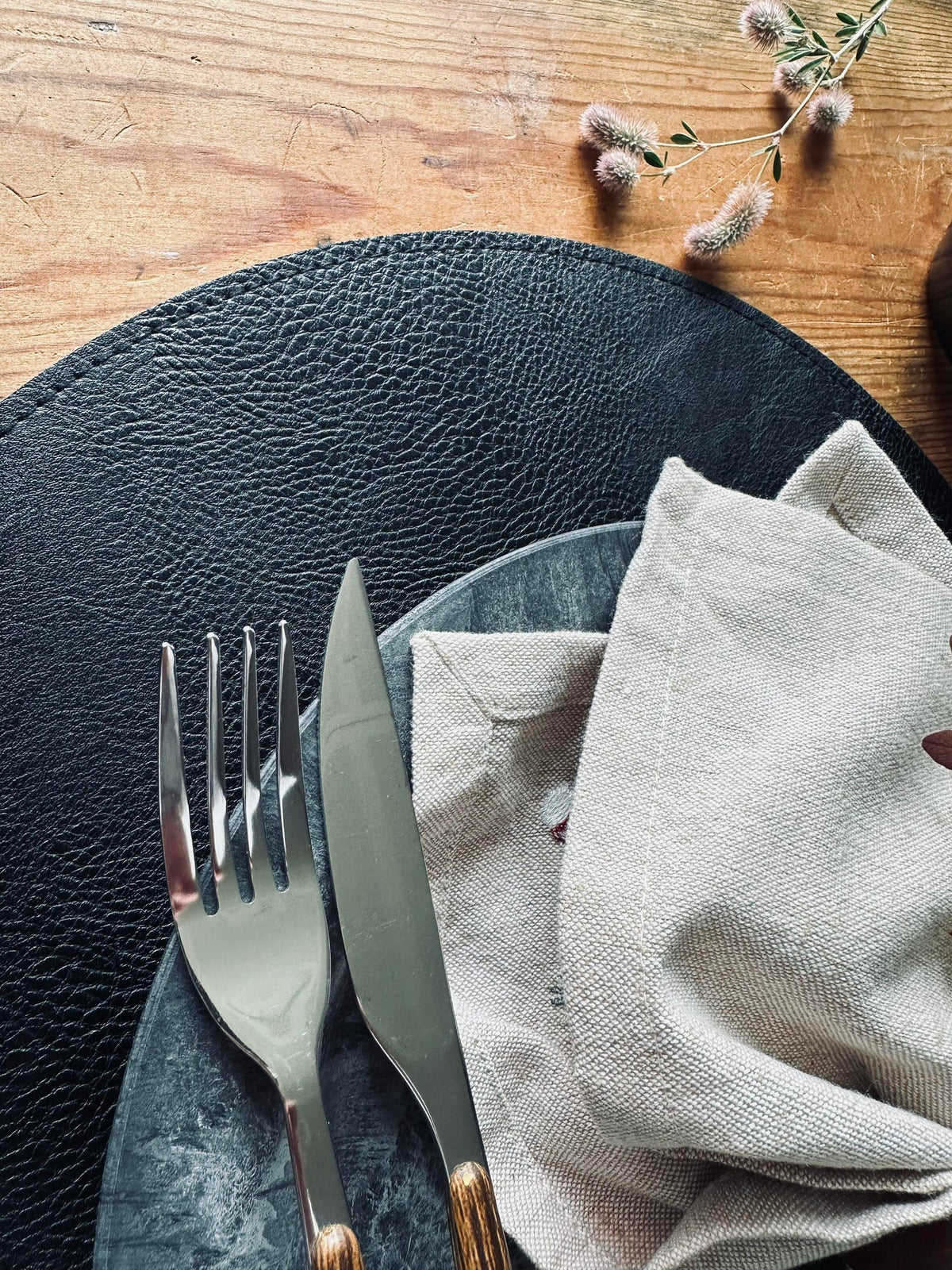 Placemat Rond – Omkeerbaar