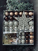 Kerstballen mix box 45 stuks