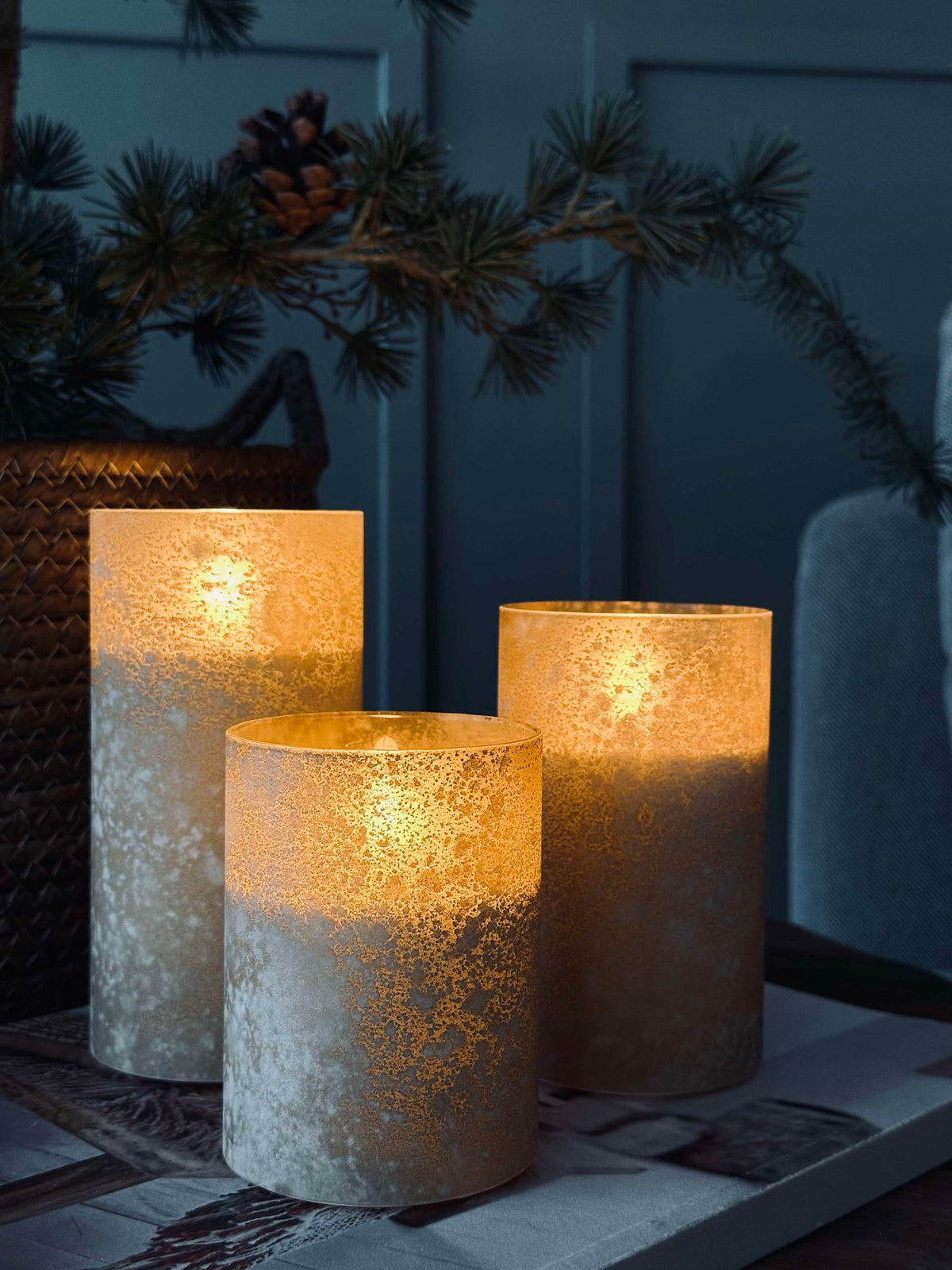 LED kaarsen FROZEN - 3 st.
