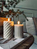 LED Blokkaarsen / Design – 2 st. Zand