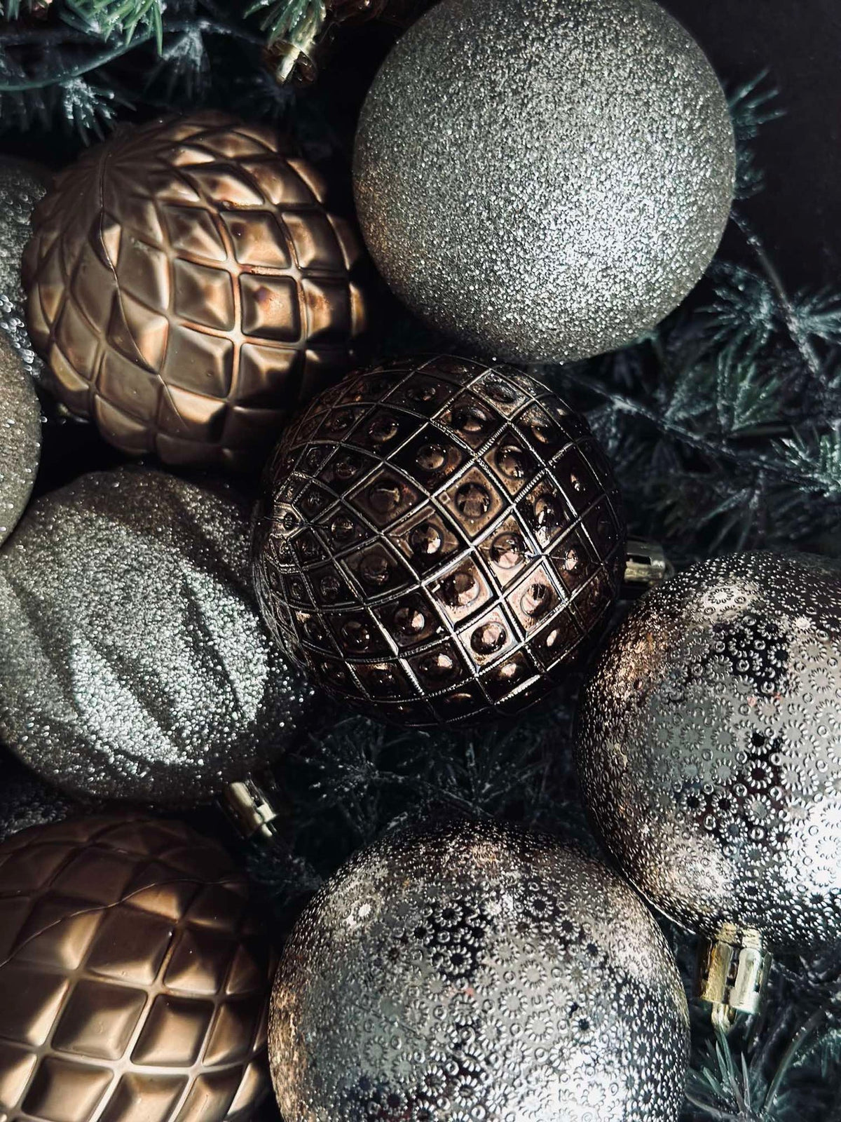 Kerstballen mix box 35 stuks