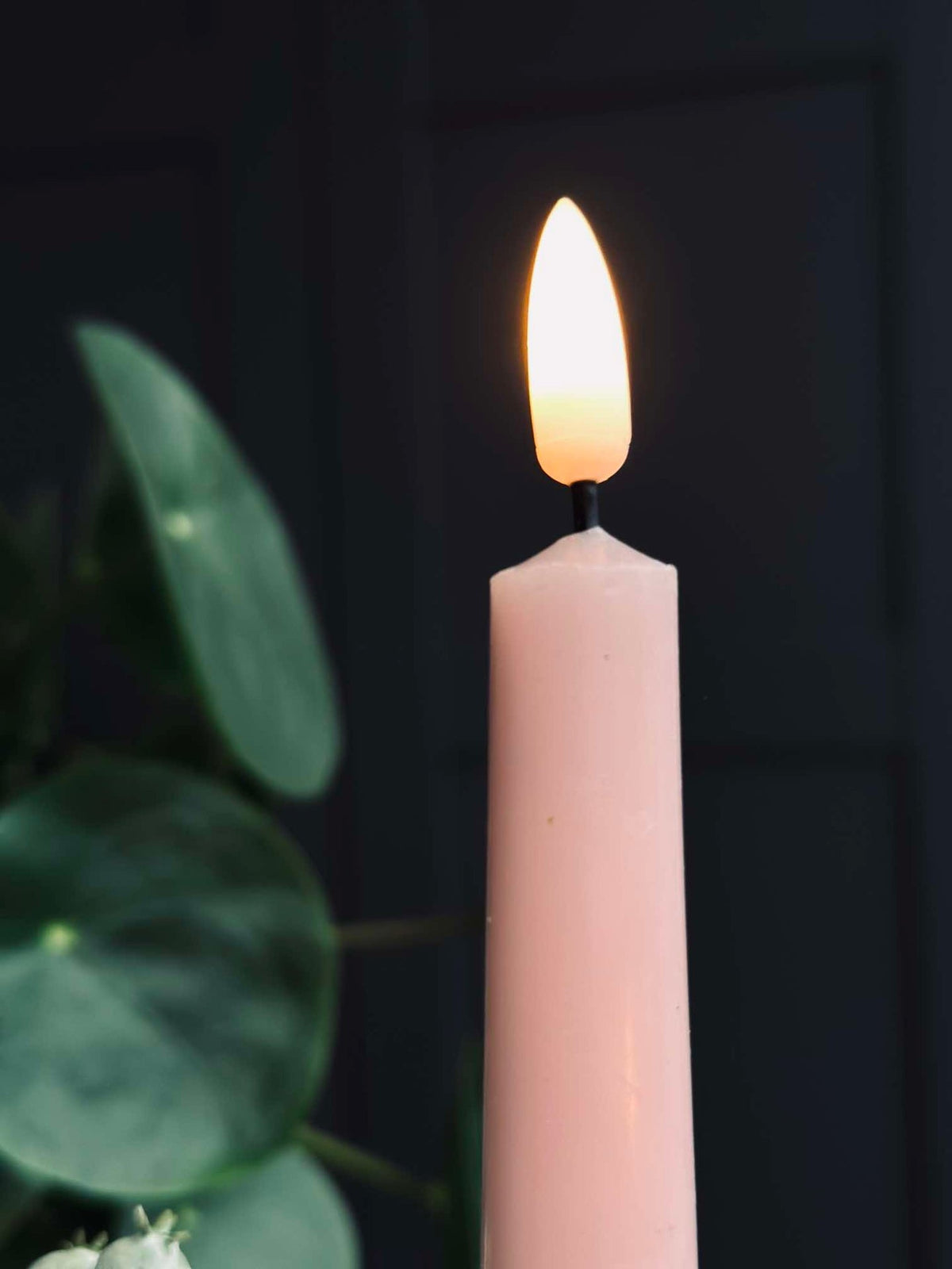 LED Taperkaarsen Roze - 2 stuks