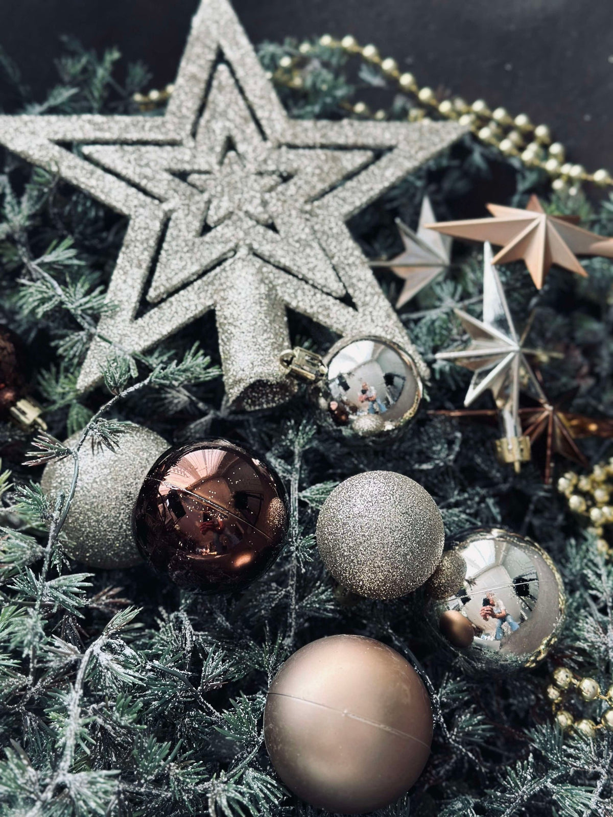 Kerstballen mix box 45 stuks