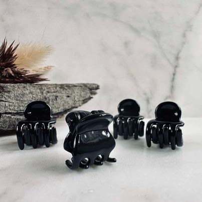 Haarclips Gaisa Black mini - 4 stuks