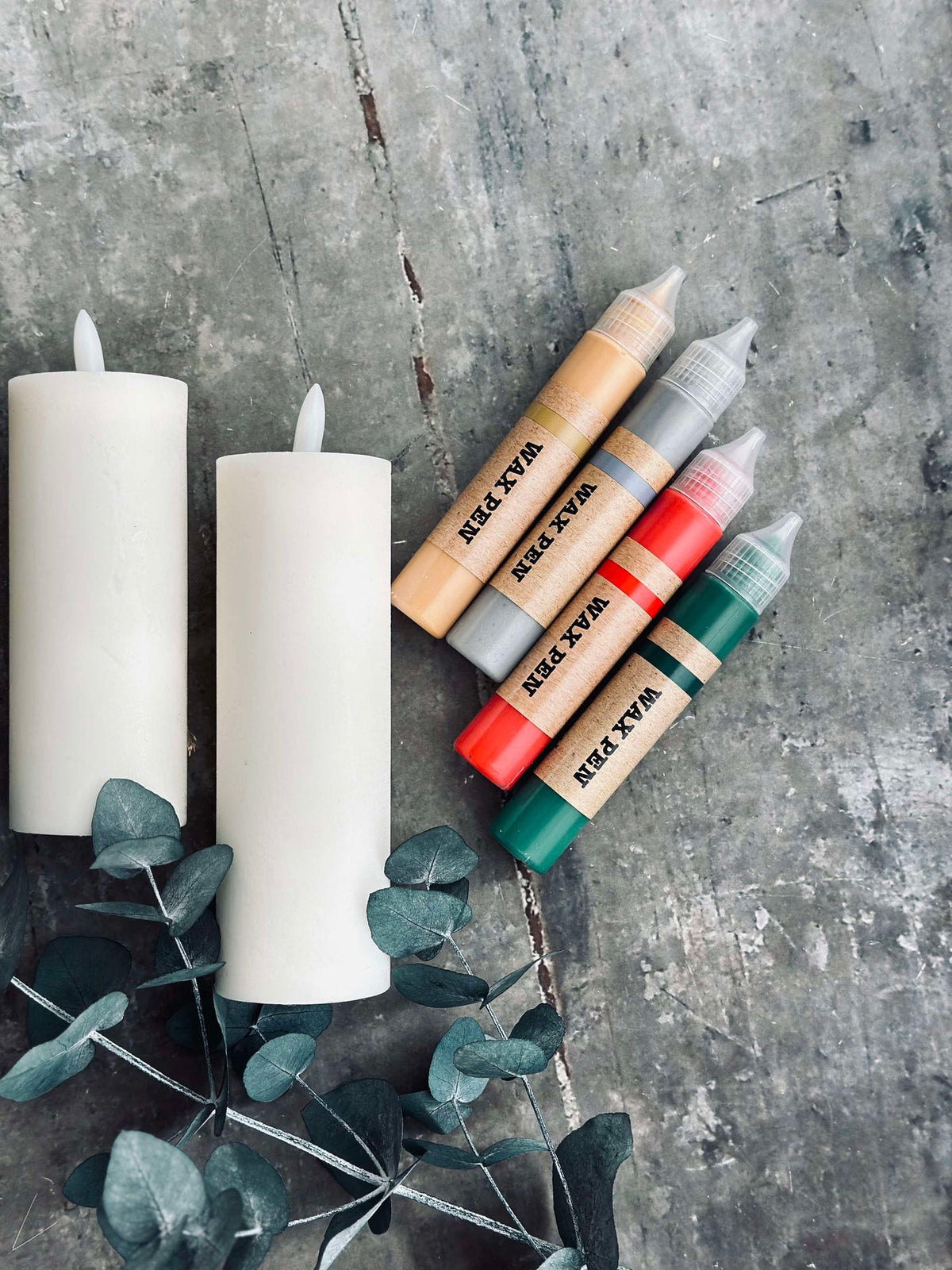 Stiften voor decoratie op kaarsen - Wax pen