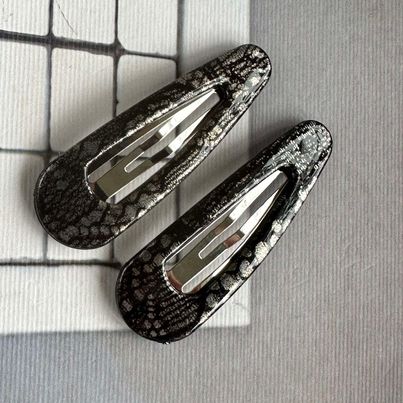 Haarspeldjes Silver Snake - 2 st.